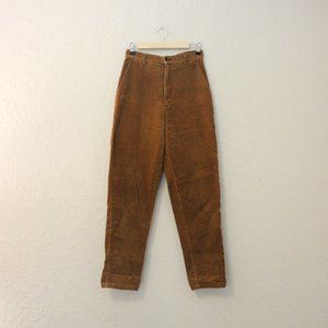 Corduroy Trousers - Ocher color - approx 29" waist